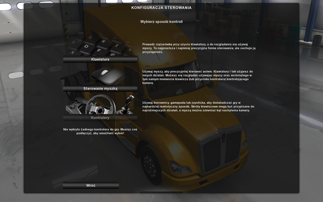 To bardzo ważny wybór od którego zależy na jaki typ skrzyni biegów możesz sobie pozwolić - Podstawy | Konfiguracja gry w American Truck Simulator - American Truck Simulator - poradnik do gry