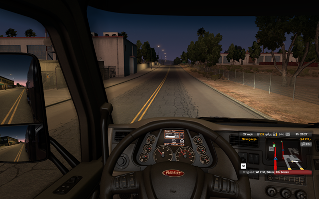 Po rozpoczęciu rozgrywki od razu zostaniesz przypisany do jakiegoś szybkiego zlecenia i znajdziesz się za kółkiem nie swojej ciężarówki - Kierowca najemca w American Truck Simulator | Kariera - American Truck Simulator - poradnik do gry