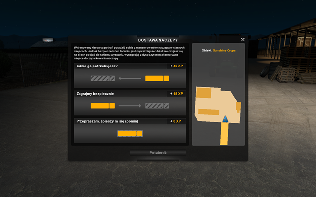 Po dojechaniu do celu mamy do wyboru trzy możliwości oddania naczepy - Kierowca najemca w American Truck Simulator | Kariera - American Truck Simulator - poradnik do gry