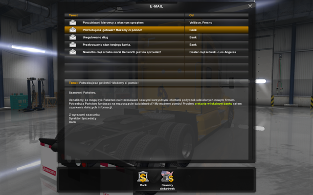 To jak długo będziesz kierowcą-najemnikiem zależy od ciebie - Właściciel jednoosobowej firmy w American Truck Simulator | Kariera - American Truck Simulator - poradnik do gry