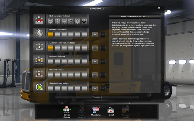 Pamiętaj, że początkowo zdobywanie kolejnych poziomów będzie łatwe - Jak rozwijać kierowcę w American Truck Simulator | Kierowca - American Truck Simulator - poradnik do gry