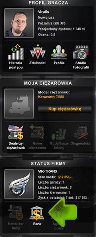 Jednym ze sposobów na pozyskanie funduszy jest wzięcie kredytu w banku - Kredyt w American Truck Simulator | Bank - American Truck Simulator - poradnik do gry