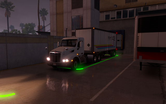 Wymanewruj naczepę we wskazane miejsce - Parkowanie naczepy w American Truck Simulator | Przemierzanie Stanów ciężarówką - American Truck Simulator - poradnik do gry