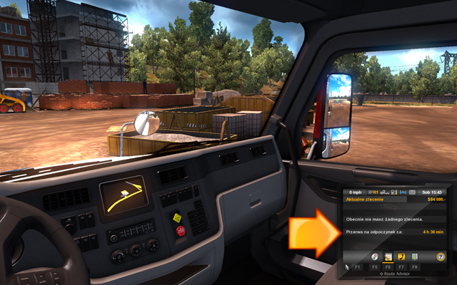 Kierowca to także człowiek i odpoczywać musi - Korzystanie ze stacji paliw i odpoczynek kierowcy | Przemierzanie Stanów ciężarówką - American Truck Simulator - poradnik do gry