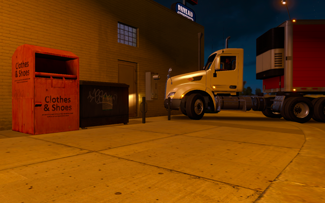 Stracenie panowania nad pojazdem najczęściej w związku z przeholowaniem z prędkością na łuku drogi to nietrudna rzecz - Wypadek i wezwanie pomocy drogowej | Przemierzanie Stanów ciężarówką - American Truck Simulator - poradnik do gry