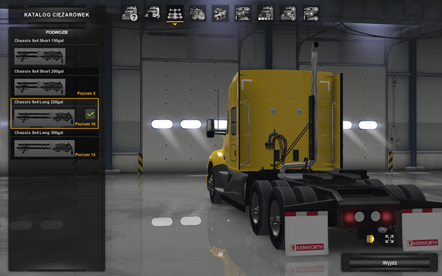 Podwozie to bardzo ważny element wpływający na stabilność i skrętność ciężarówki - Naprawa i modyfikacje ciężarówki | Przemierzanie Stanów ciężarówką - American Truck Simulator - poradnik do gry