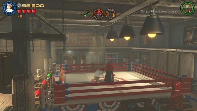 Żeby uratować Stana musisz wykonać najpierw pierwsze zadanie na ringu - Stan Lee / Czerwony klocek | Kolej na Hydrę - sekrety | LEGO Marvels Avengers - LEGO Marvels Avengers - poradnik do gry