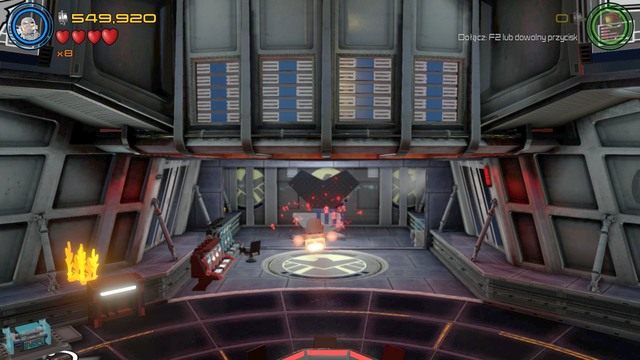 Podejdź do głównych drzwi i korzystając z umiejętności Scarlet lub Visiona, podnoś płytki z lego i utwórz z nich logo S - Minizestawy | Chaos na Hellicarrierze - sekrety | LEGO Marvels Avengers - LEGO Marvels Avengers - poradnik do gry