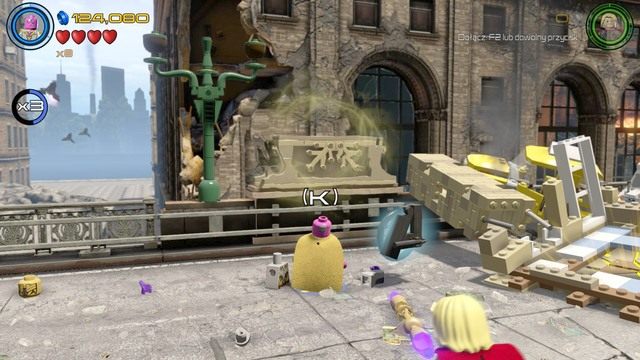 Dziewiąty minizestaw otrzymasz za wyciągnięcie kwiatków z trzech donic - Minizestawy | Mściciele do boju - sekrety | LEGO Marvels Avengers - LEGO Marvels Avengers - poradnik do gry