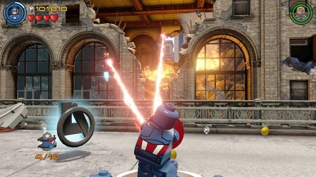 Ostatni minizestaw otrzymasz po zabiciu kilku nadlatujących pojazdów Chitauri - Minizestawy | Mściciele do boju - sekrety | LEGO Marvels Avengers - LEGO Marvels Avengers - poradnik do gry