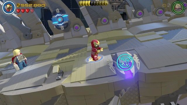 Trzeci zaczep znajdziesz obok generatora - Minizestawy | Najpotężniejsi bohaterowie - sekrety | LEGO Marvels Avengers - LEGO Marvels Avengers - poradnik do gry