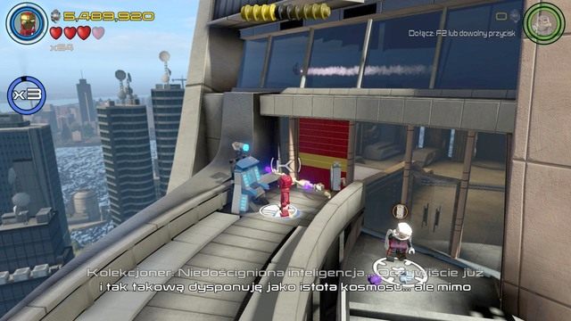 Po walce z Lokim znajdziesz się na zewnątrz wieży Starka - Minizestawy | Najpotężniejsi bohaterowie - sekrety | LEGO Marvels Avengers - LEGO Marvels Avengers - poradnik do gry