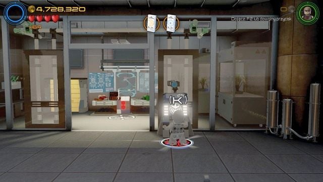 W momencie aktywacji komputera otworzyłeś drzwi do pomieszczenia, w którym znajduje się komputer do kontrolowania robota - Minizestawy | Bez sznurków nie jest źle - sekrety | LEGO Marvels Avengers - LEGO Marvels Avengers - poradnik do gry