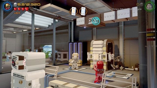 Trzeci minizestaw znajdziesz po prawej stronie pracowni - Minizestawy | Bez sznurków nie jest źle - sekrety | LEGO Marvels Avengers - LEGO Marvels Avengers - poradnik do gry