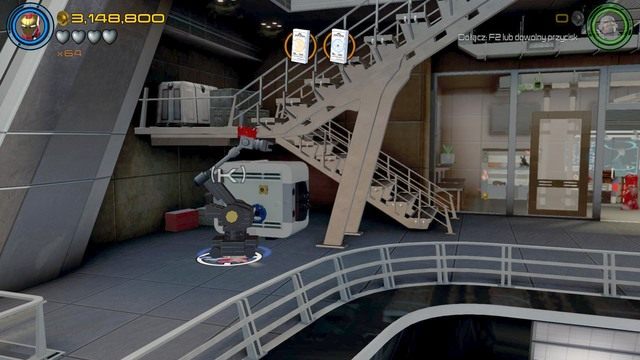 Robotem podjedź do widocznego na obrazku sejfu - Postacie | Bez sznurków nie jest źle - sekrety | LEGO Marvels Avengers - LEGO Marvels Avengers - poradnik do gry