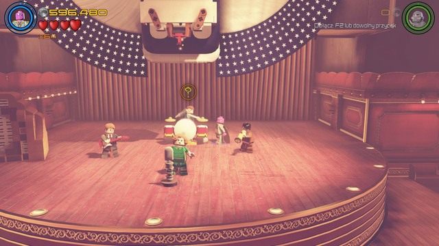 Wejdź na scenę jako Vision i przejmij kontrolę nad perkusistą by otrzymać siódmy minizestaw - Minizestawy | Wyrzuć ten gniew - sekrety | LEGO Marvels Avengers - LEGO Marvels Avengers - poradnik do gry