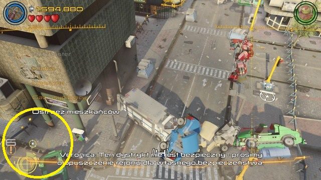 Ostatni minizestaw otrzymasz po ostrzeżeniu sześciu grup cywili przyglądających się całemu zdarzeniu - Minizestawy | Wyrzuć ten gniew - sekrety | LEGO Marvels Avengers - LEGO Marvels Avengers - poradnik do gry