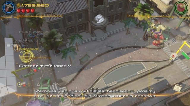 Dwie kolejne grupy znajdują się w pokazanym na obrazku momencie, czyli drugiej fazie walki z Hulkiem - Minizestawy | Wyrzuć ten gniew - sekrety | LEGO Marvels Avengers - LEGO Marvels Avengers - poradnik do gry