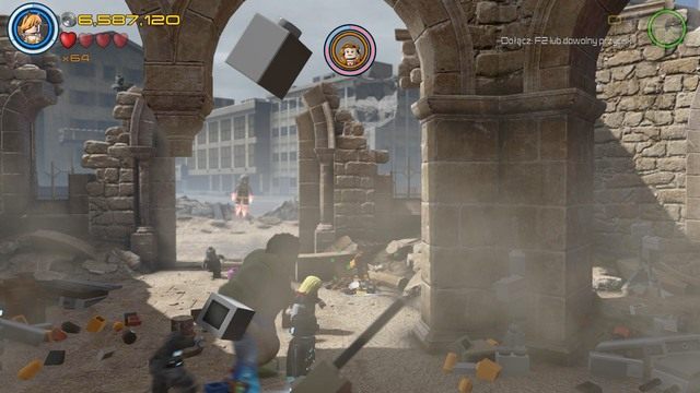 Trzecia kupka znajduje się w ostatnim momencie walki z Ultronem - Minizestawy | Ultron traci rezon - sekrety | LEGO Marvels Avengers - LEGO Marvels Avengers - poradnik do gry