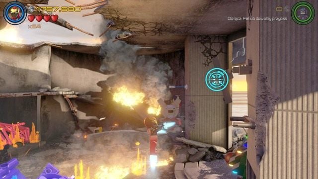 Drugi monitor jest słabo widoczny ponieważ obrócony jest bokiem - Minizestawy | A.I.M. nic się nie IMA - sekrety | LEGO Marvels Avengers - LEGO Marvels Avengers - poradnik do gry