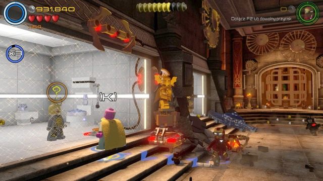 Zaraz po rozpoczęciu misji, podejdź do osłony po lewej stronie i przejmij kontrolę nad więźniem, który się tam znajduje - Minizestawy | Hen, w Aetherze - sekrety | LEGO Marvels Avengers - LEGO Marvels Avengers - poradnik do gry