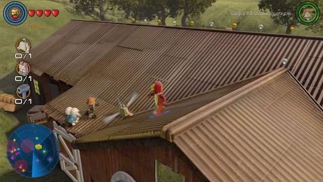 Sweter znajdziesz na dachu stodoły - Zadania poboczne | Farma Bartona - sekrety | LEGO Marvels Avengers - LEGO Marvels Avengers - poradnik do gry