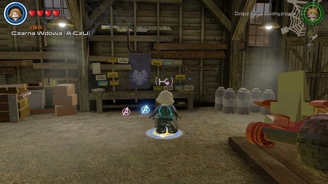 Trzeci znajdziesz w środku stodoły - Złote klocki | Farma Bartona - sekrety | LEGO Marvels Avengers - LEGO Marvels Avengers - poradnik do gry