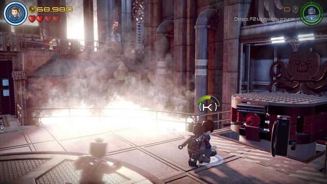 Po krótkiej scence przerywnikowej zmień postać na Barnesa i podejdź do działa po prawej stronie - Kolej na Hydrę | Opis przejścia | LEGO Marvels Avengers - LEGO Marvels Avengers - poradnik do gry
