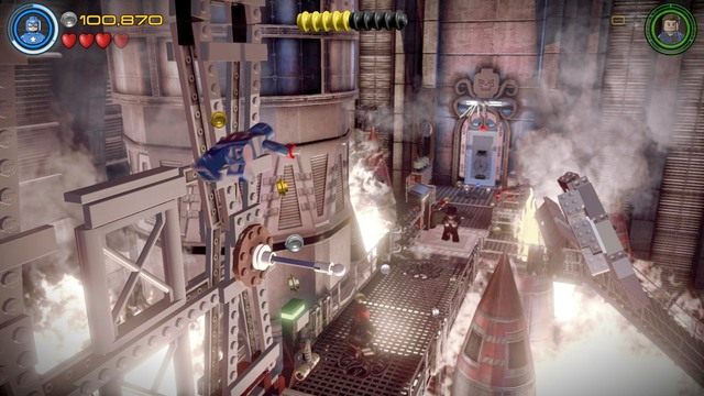 Podczas starcia z kolejnym wrogiem użyj tarczy Kapitana Ameryki by się do niego zbliżyć po czym wyprowadź kilka celnych ciosów by się go pozbyć - Kolej na Hydrę | Opis przejścia | LEGO Marvels Avengers - LEGO Marvels Avengers - poradnik do gry