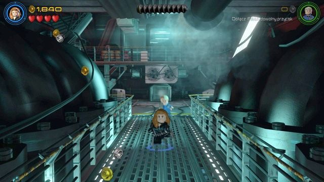 Po krótkiej scence przerywnikowej twoim zadaniem będzie uciekanie przed rozwścieczonym Hulkiem - Chaos na Hellicarrierze | Opis przejścia | LEGO Marvels Avengers - LEGO Marvels Avengers - poradnik do gry