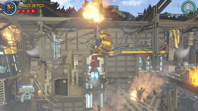 Kolejna część misji należy do Kapitana Ameryki oraz Iron Mana - Chaos na Hellicarrierze | Opis przejścia | LEGO Marvels Avengers - LEGO Marvels Avengers - poradnik do gry