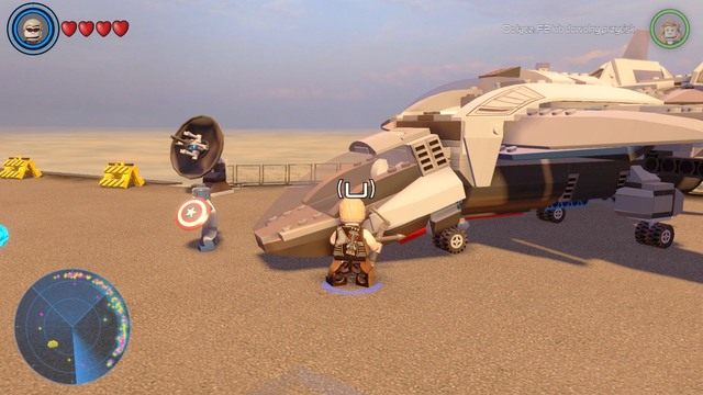 Jako Hawkeye podążaj za turkusowymi klockami, które zaprowadzą cię do centrum dowodzenia - Mściciele do boju | Opis przejścia | LEGO Marvels Avengers - LEGO Marvels Avengers - poradnik do gry