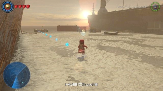 Po krótkiej scence przerywnikowej zacznij kontrolować dowolną postać i udaj się w drogę którą wskażą ci turkusowe klocki - Wyrzuć ten gniew | Opis przejścia | LEGO Marvels Avengers - LEGO Marvels Avengers - poradnik do gry