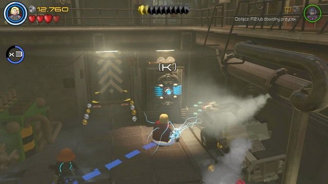 Żeby aktywować drugi pojemnik musisz wykonać serię kroków - Wyrzuć ten gniew | Opis przejścia | LEGO Marvels Avengers - LEGO Marvels Avengers - poradnik do gry