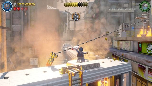 Po otwarciu garażu zniszcz wszystkie pojemniki, które tam znajdziesz - Koreańska kabała kolejowa | Opis przejścia | LEGO Marvels Avengers - LEGO Marvels Avengers - poradnik do gry