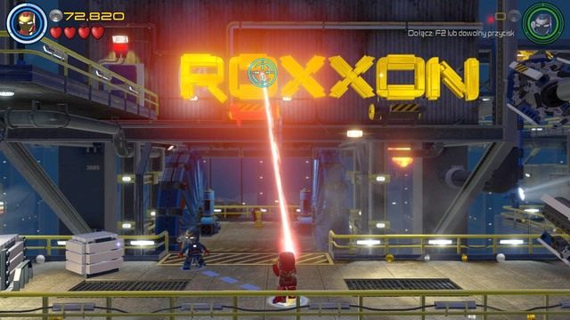 Po wykonaniu zadania, przeleć na prawą stronę gdzie zauważysz zablokowane przejście - A.I.M. nic się nie IMA | Opis przejścia | LEGO Marvels Avengers - LEGO Marvels Avengers - poradnik do gry