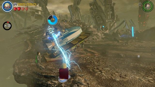 W tym momencie w grze może wystąpić mały błąd uniemożliwiający ci naładowanie generatora - Hen, w Aetherze | Opis przejścia | LEGO Marvels Avengers - LEGO Marvels Avengers - poradnik do gry