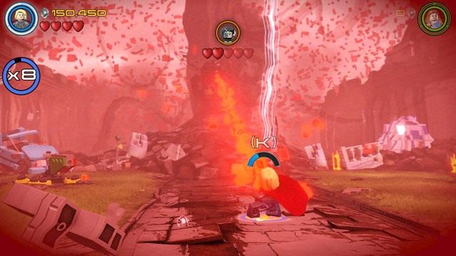 Ostatnią częścią będzie kontrolowanie Thora i walka z Malekithem - Hen, w Aetherze | Opis przejścia | LEGO Marvels Avengers - LEGO Marvels Avengers - poradnik do gry