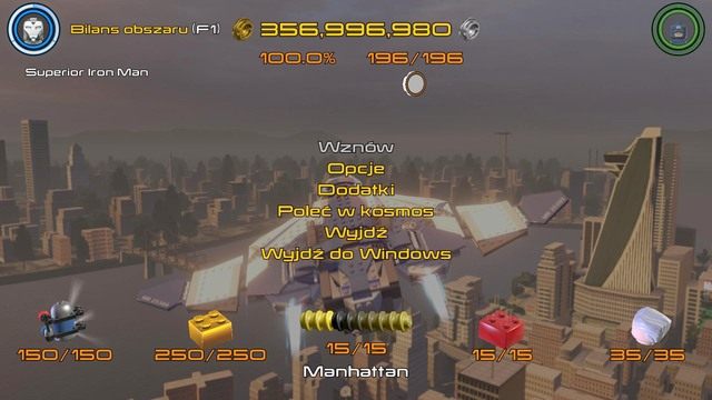 100% przejścia gry - Jak przejść grę w 100%? | Często zadawane pytania | LEGO Marvels Avengers - LEGO Marvels Avengers - poradnik do gry