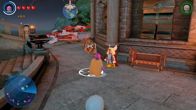 Zadanie otrzymasz od dziewczyny Thora, która stoi obok statku - Zadania poboczne | Asgard - sekrety | LEGO Marvels Avengers - LEGO Marvels Avengers - poradnik do gry