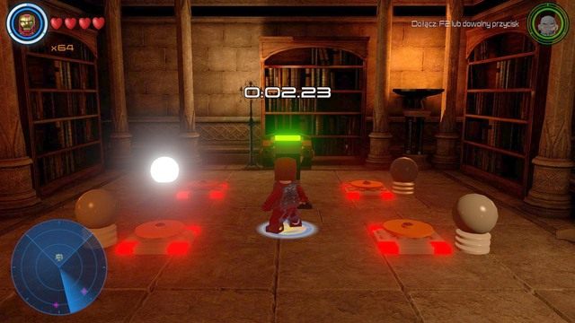 Po dotarciu do piwnic, wejdź do jednego z pierwszych pomieszczeń i pociągnij za pokazaną na obrazku dźwignię - Postacie | Asgard - sekrety | LEGO Marvels Avengers - LEGO Marvels Avengers - poradnik do gry