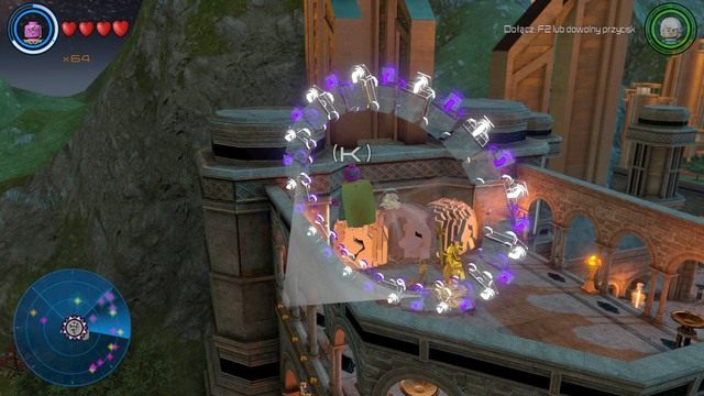 Pierwszy wyścig znajdziesz będzie dotyczył postaci potrafiącej latać - Stan Lee / Wyścigi | Asgard - sekrety | LEGO Marvels Avengers - LEGO Marvels Avengers - poradnik do gry