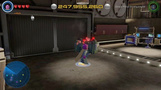 Na dolnym poziomie willi znajdziesz pojemnik, który musisz otworzyć za pomocą postaci Visiona - Postacie | Malibu - sekrety | LEGO Marvels Avengers - LEGO Marvels Avengers - poradnik do gry