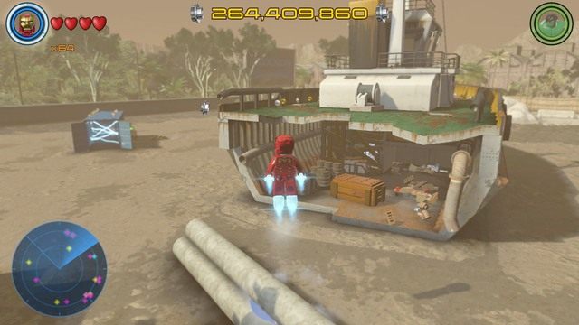 Piąty znajduje się wewnątrz wraku statku, za deskami z klocków - Postacie | Południowa Afryka - sekrety | LEGO Marvels Avengers - LEGO Marvels Avengers - poradnik do gry