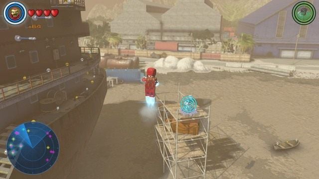 Szósty znajduje się po drugiej stronie statku, na rusztowaniu - Postacie | Południowa Afryka - sekrety | LEGO Marvels Avengers - LEGO Marvels Avengers - poradnik do gry