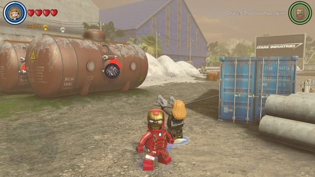 Żeby zdobyć kolejny złoty klocek musisz zniszczyć wszystkie tarcze widoczne na obrazku w wymaganym czasie - Złote klocki | Południowa Afryka - sekrety | LEGO Marvels Avengers - LEGO Marvels Avengers - poradnik do gry