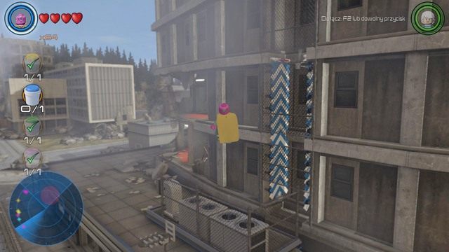 Trzecie wiaderko znajduje się w szybie windy - Zadania poboczne | Sokovia - sekrety | LEGO Marvels Avengers - LEGO Marvels Avengers - poradnik do gry