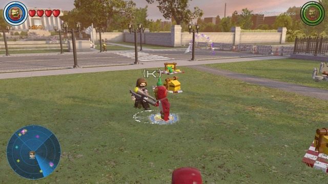 Obok pomnika Waszyngtona znajduje się Zimowy Żołnierz, od którego musisz wziąć zadanie - Zadania poboczne | Waszyngton - sekrety | LEGO Marvels Avengers - LEGO Marvels Avengers - poradnik do gry