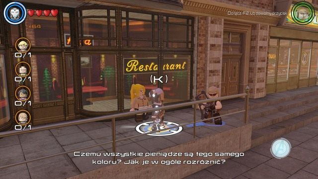 Niedaleko wieży Starka znajduje się kelnerka Beth, która posiada dla ciebie zadanie - Zadania poboczne | Północny Manhattan - sekrety | LEGO Marvels Avengers - LEGO Marvels Avengers - poradnik do gry