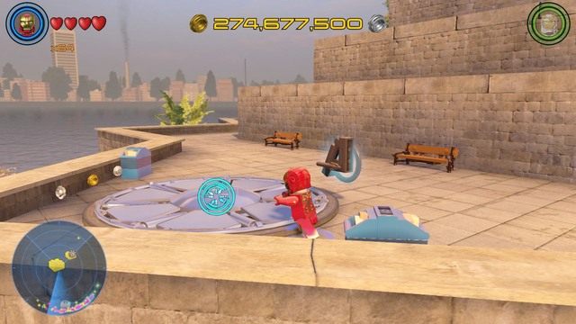 Pierwszy złoty klocek znajdziesz na Liberty Island - Złote klocki | Północny Manhattan - sekrety | LEGO Marvels Avengers - LEGO Marvels Avengers - poradnik do gry